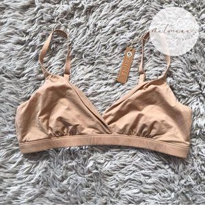 Skims Fits Everybody Crossover Bralette in Clay M